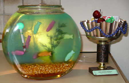 fishbowl, trophy
