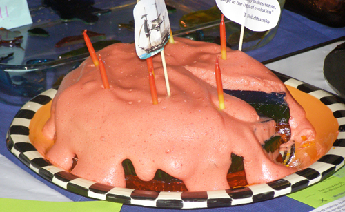 sediment in jello