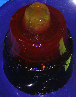 volcano in jell-o